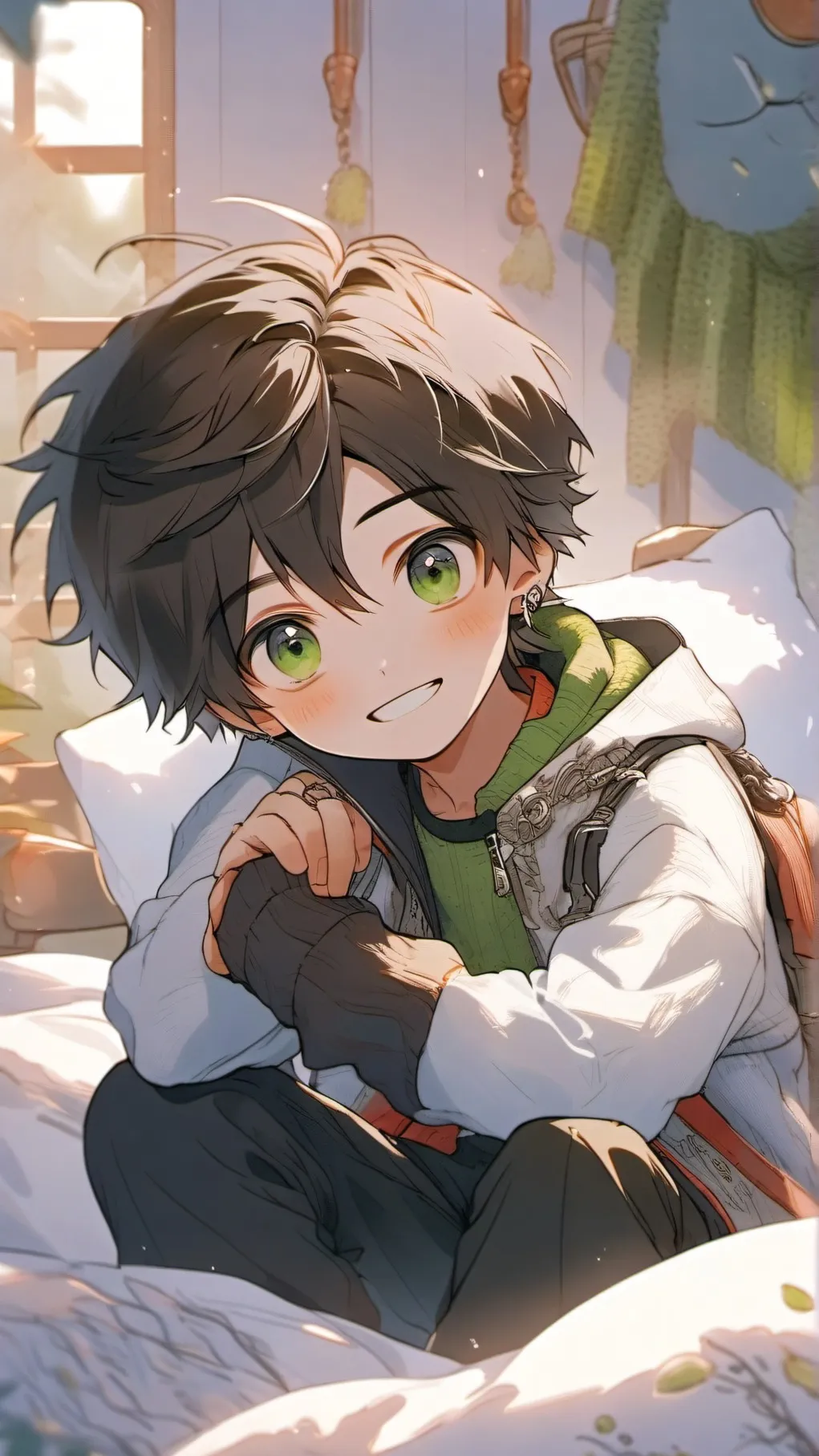 ai character: Leo  background