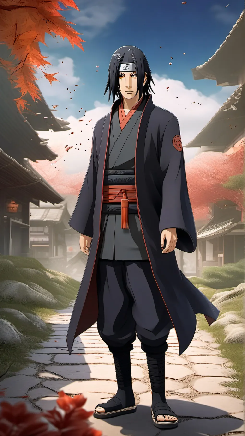 ai character: Itachi Uchiha  background
