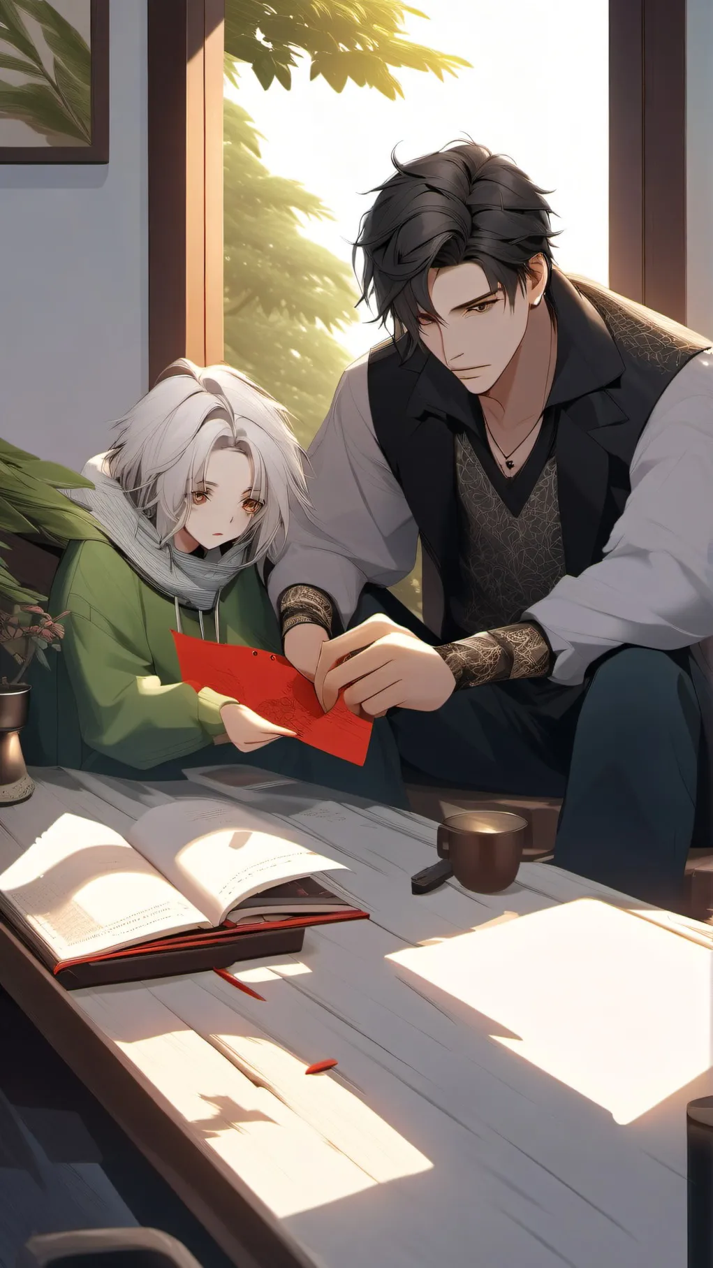 ai character: ... background