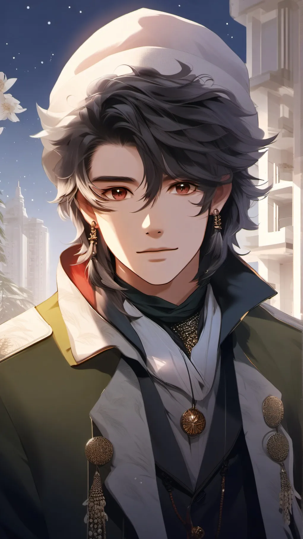 ai character: -Oren- background