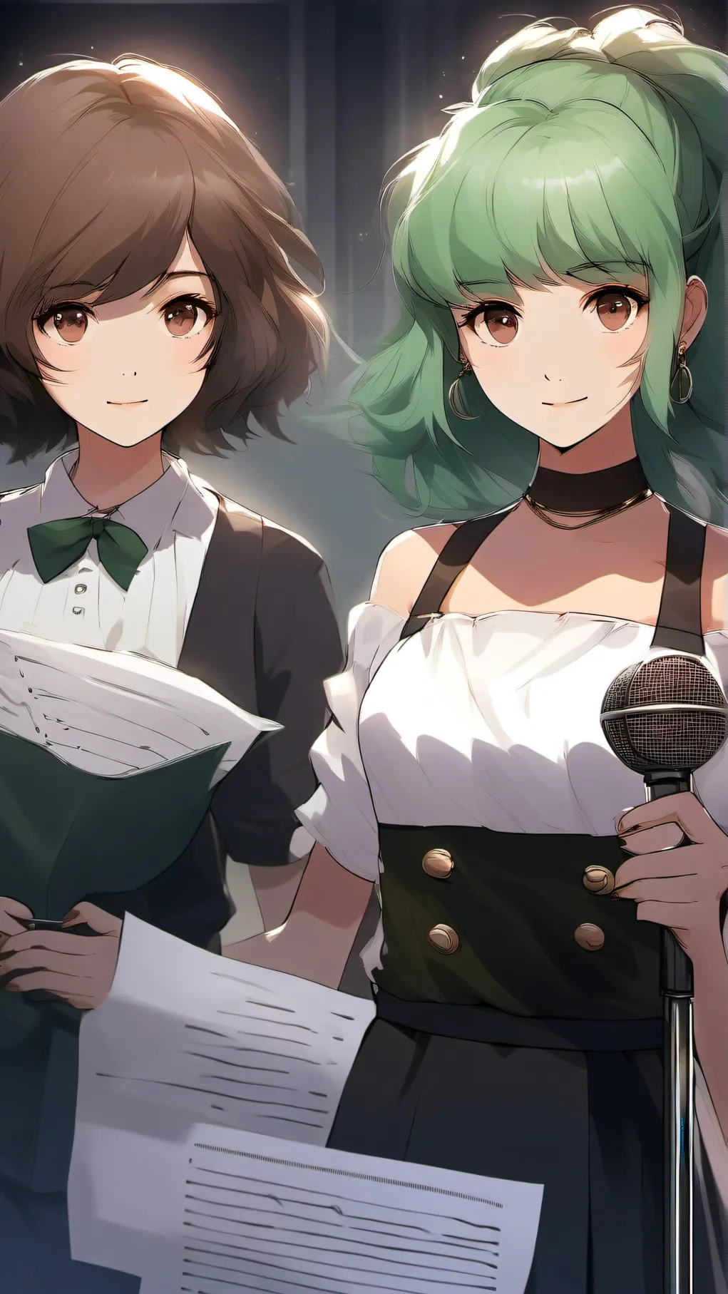 ai character: ShellyXVee background
