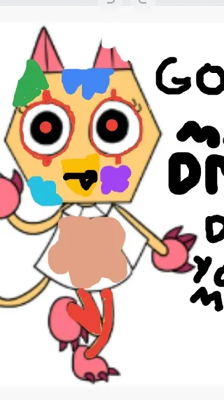 ai character: scraps goes crazy background