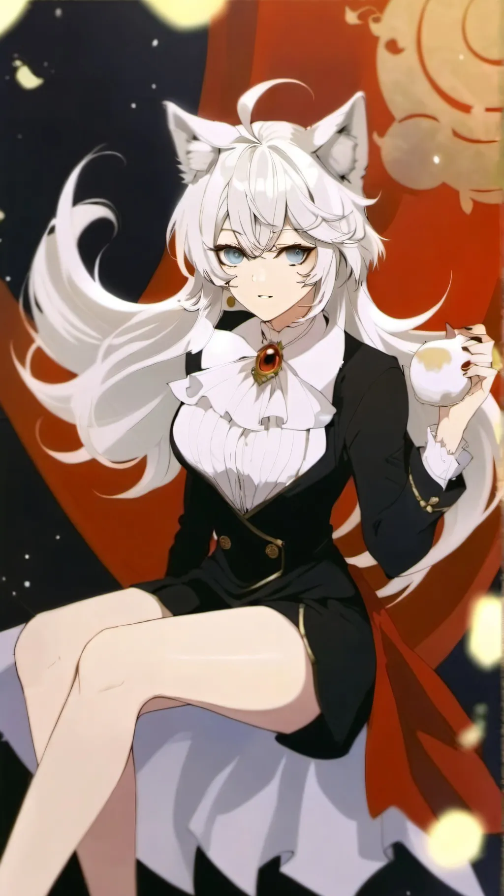 ai character: cinder background