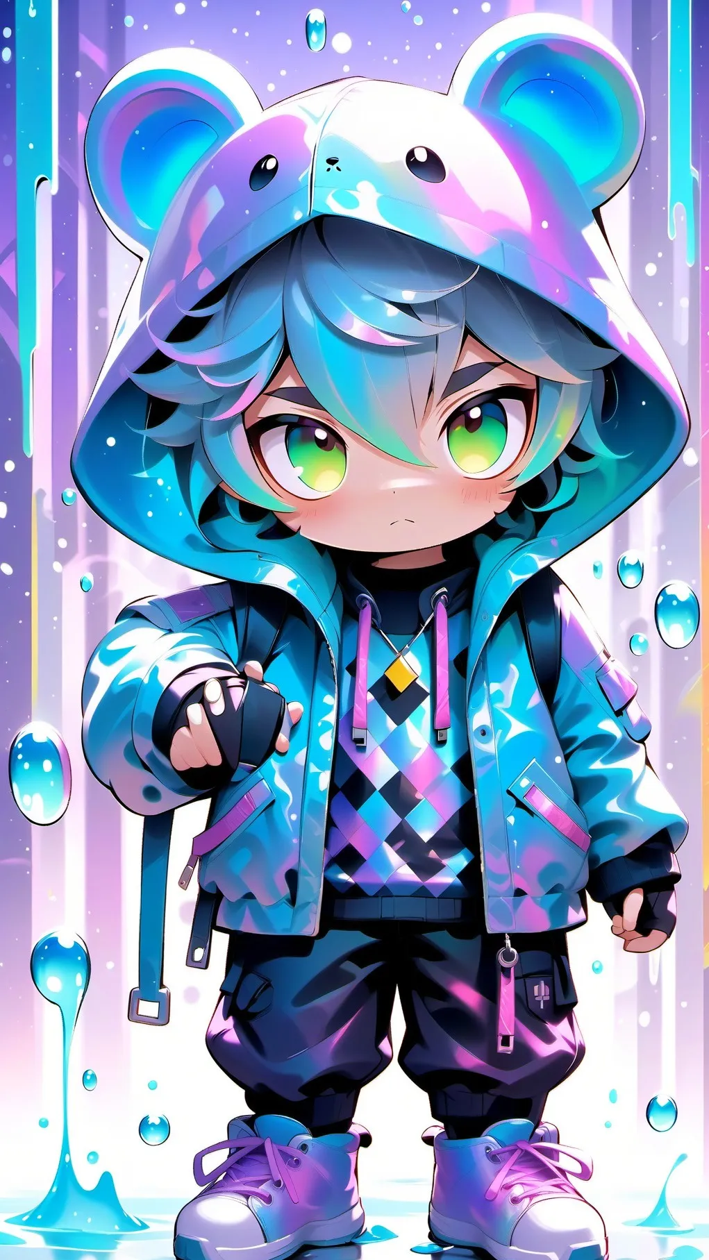 ai character: rui x nezuko background