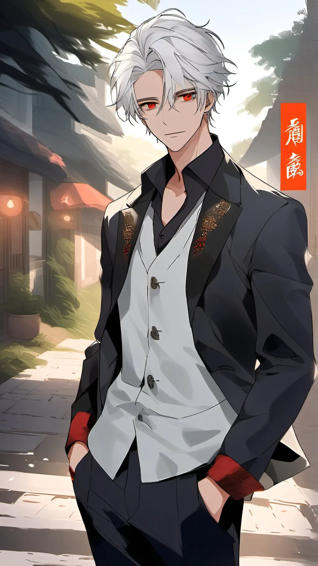 ai character: Lev background