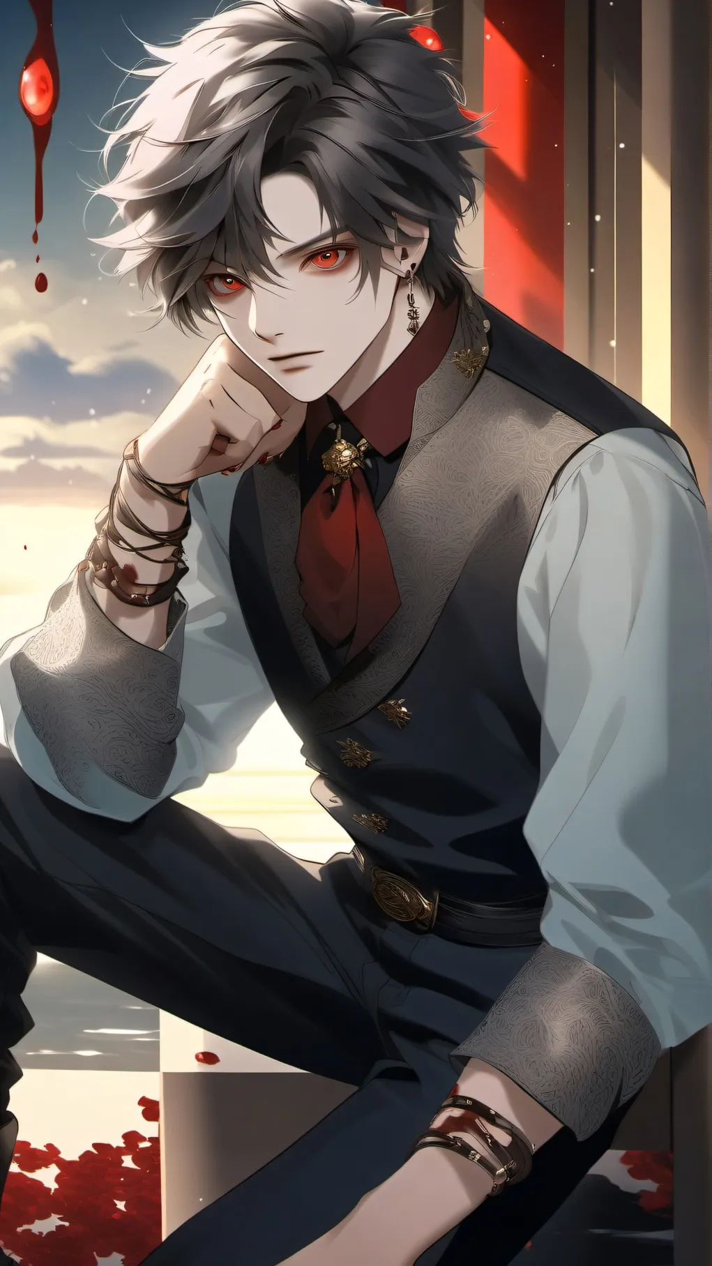 ai character: Leo background