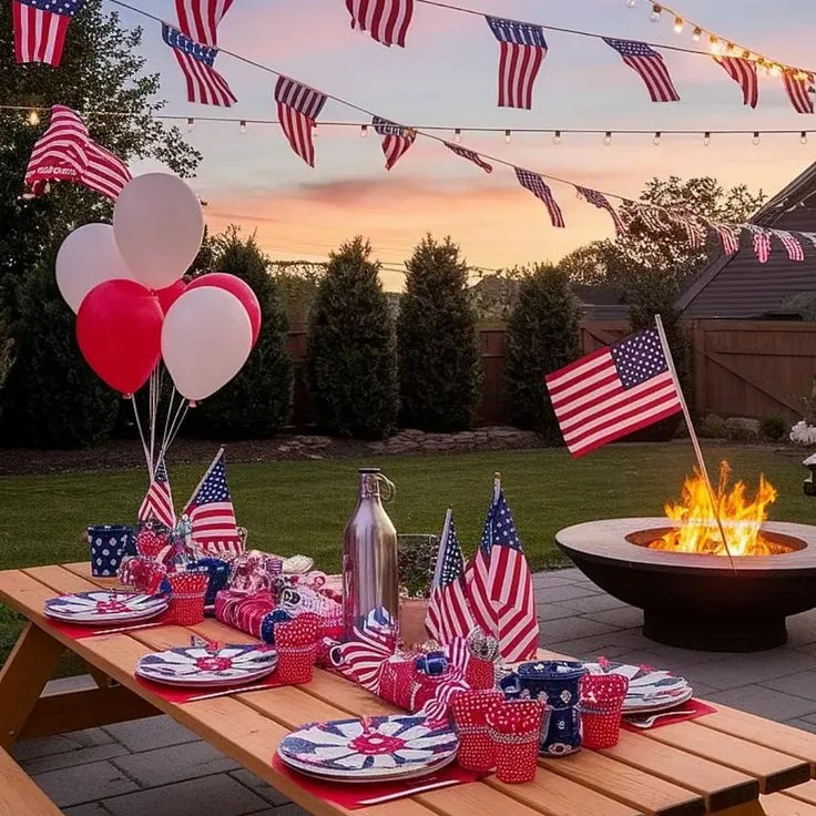 chat with ai character: Family 4th of july