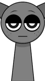 ai character: Gray background