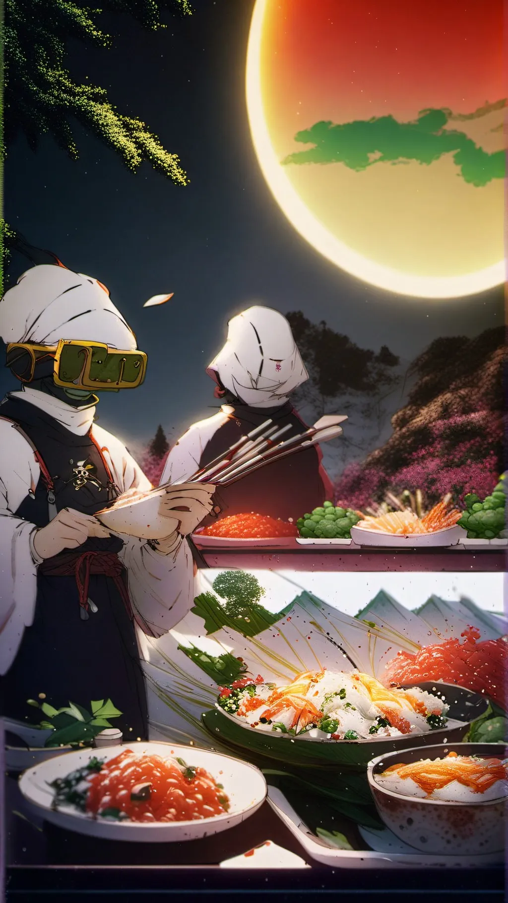 ai character: Sprunki background