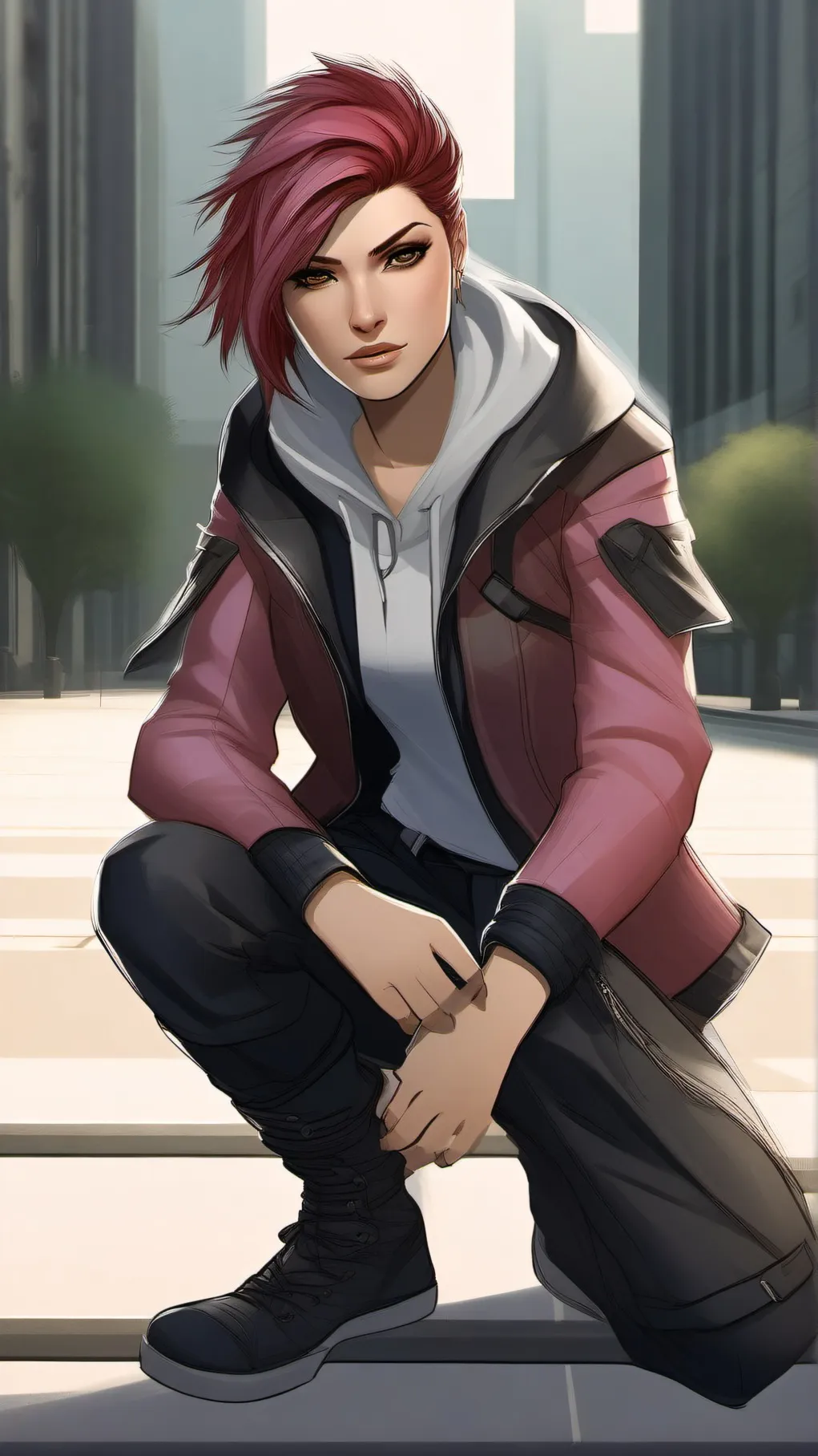 ai character: Vi background
