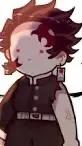 ai character: Demon king tanjiro background