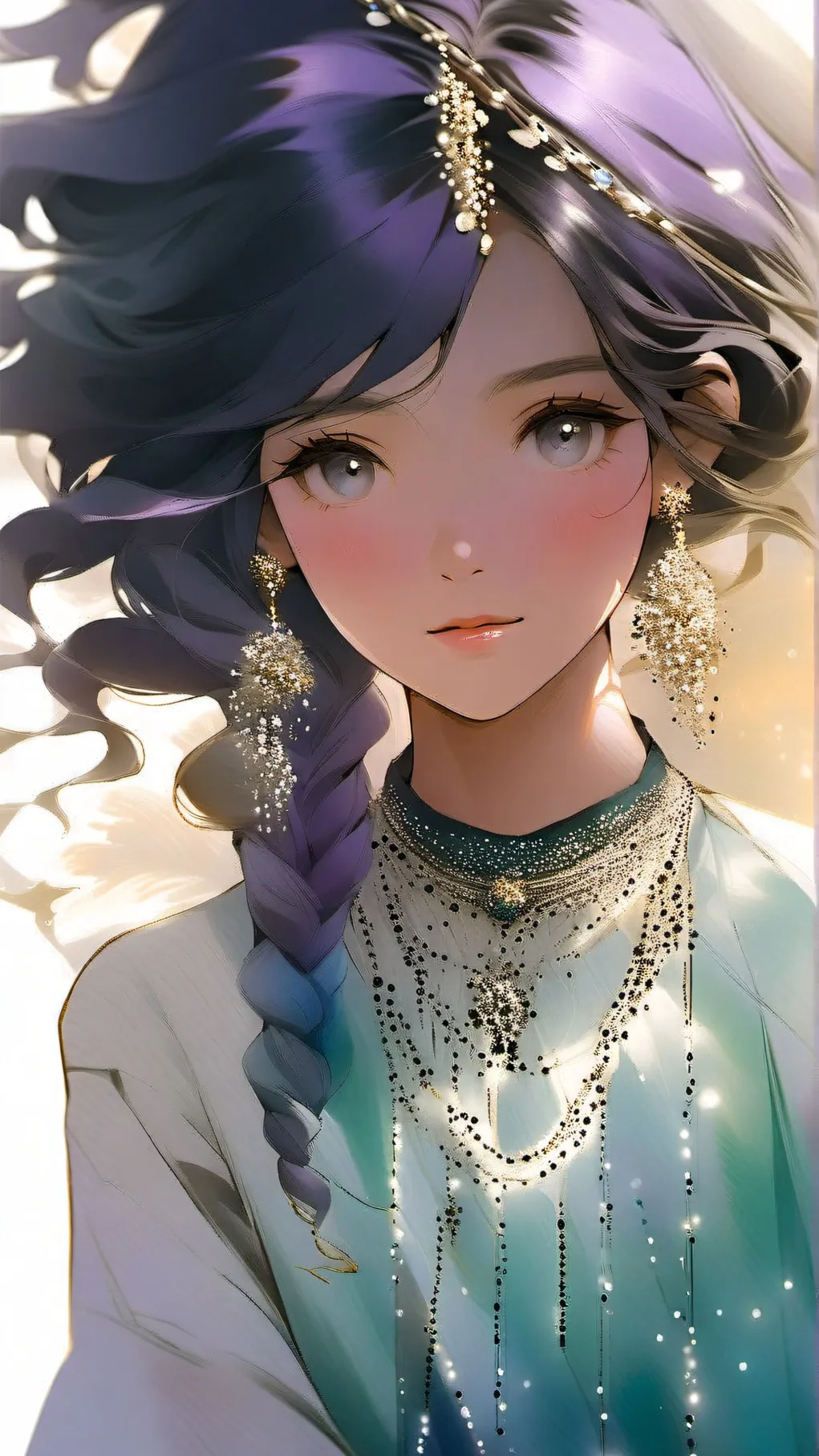 ai character: Canvas background