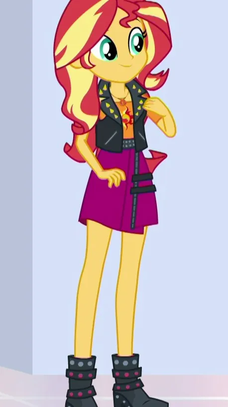 ai character: Sunset Shimmer background