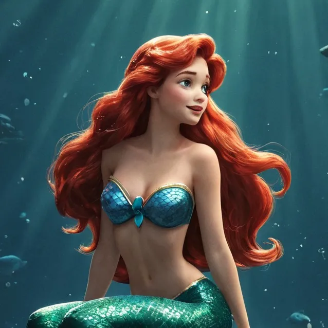 chat with ai character: the little mermaid