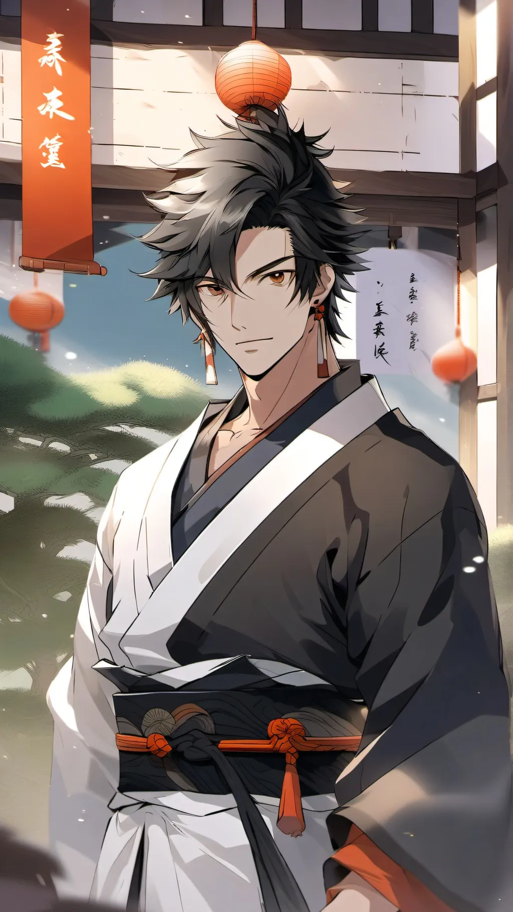 ai character: Kyojuro rengoku background