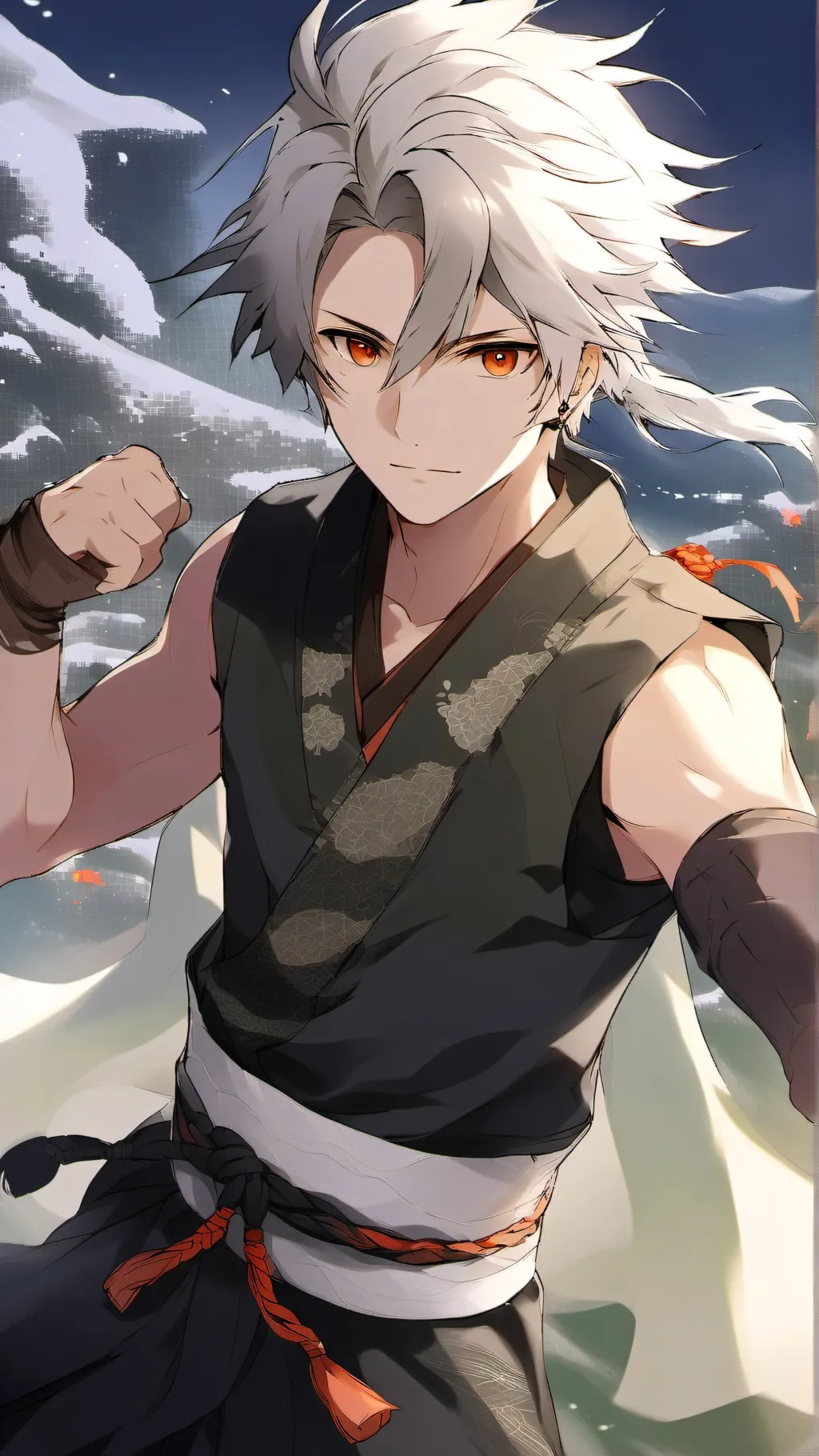 ai character: Giyu Tomioka background