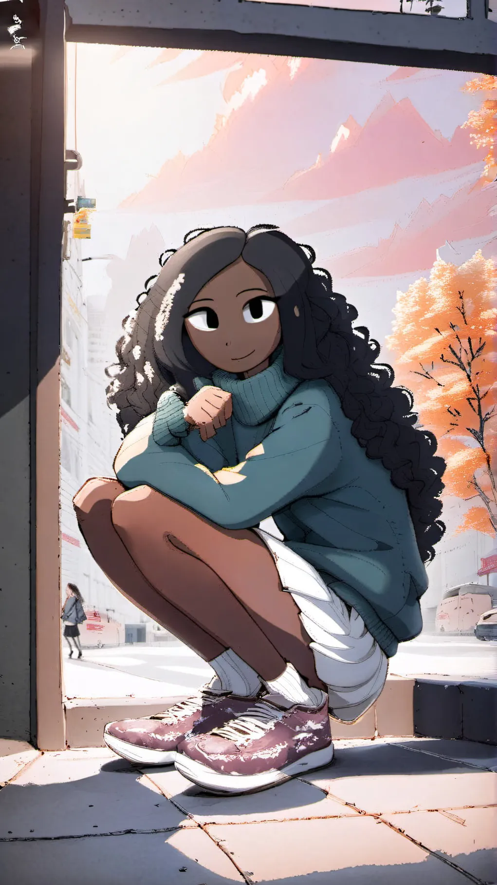 ai character: Lily background