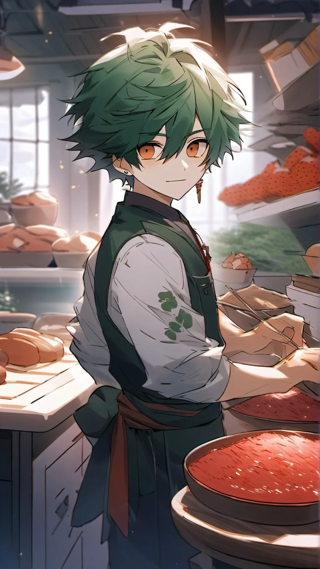 ai character: Sprout&oc stream background