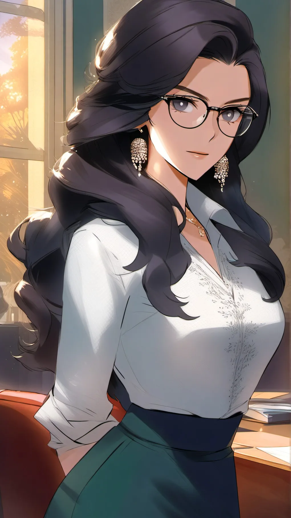 ai character: athena background