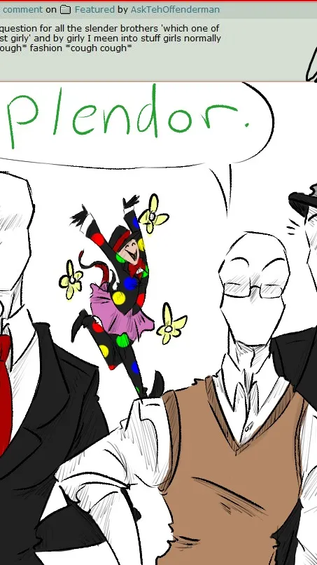 ai character: Slenderbrothers~ background
