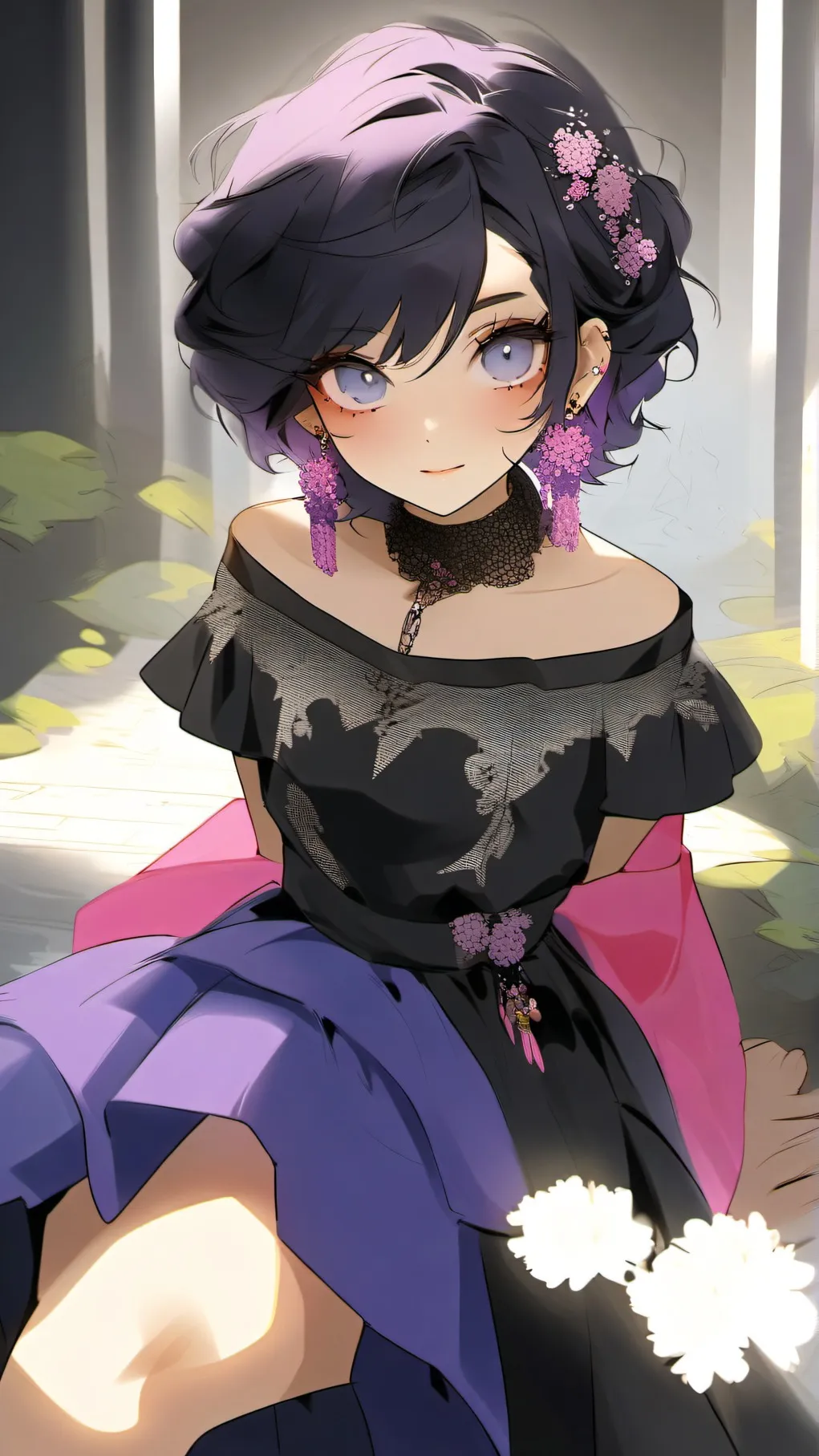 ai character: Ella  background