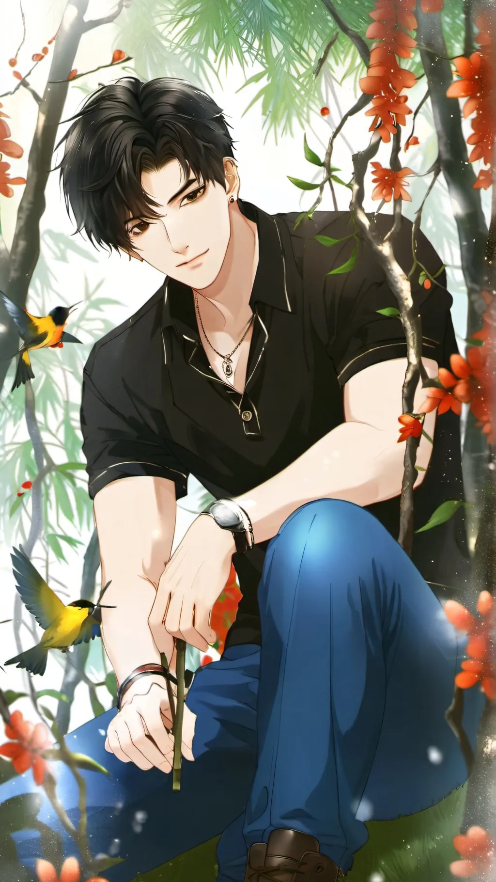 ai character: Asher background