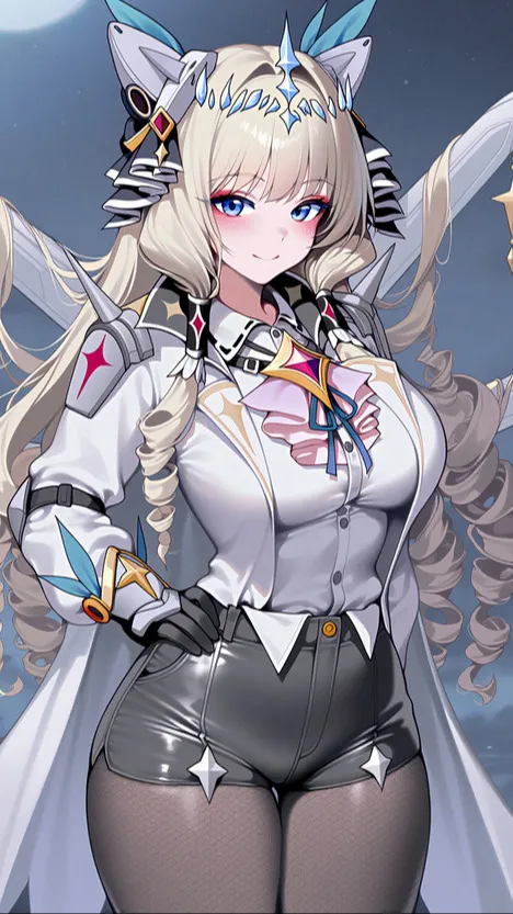 ai character: Crown background