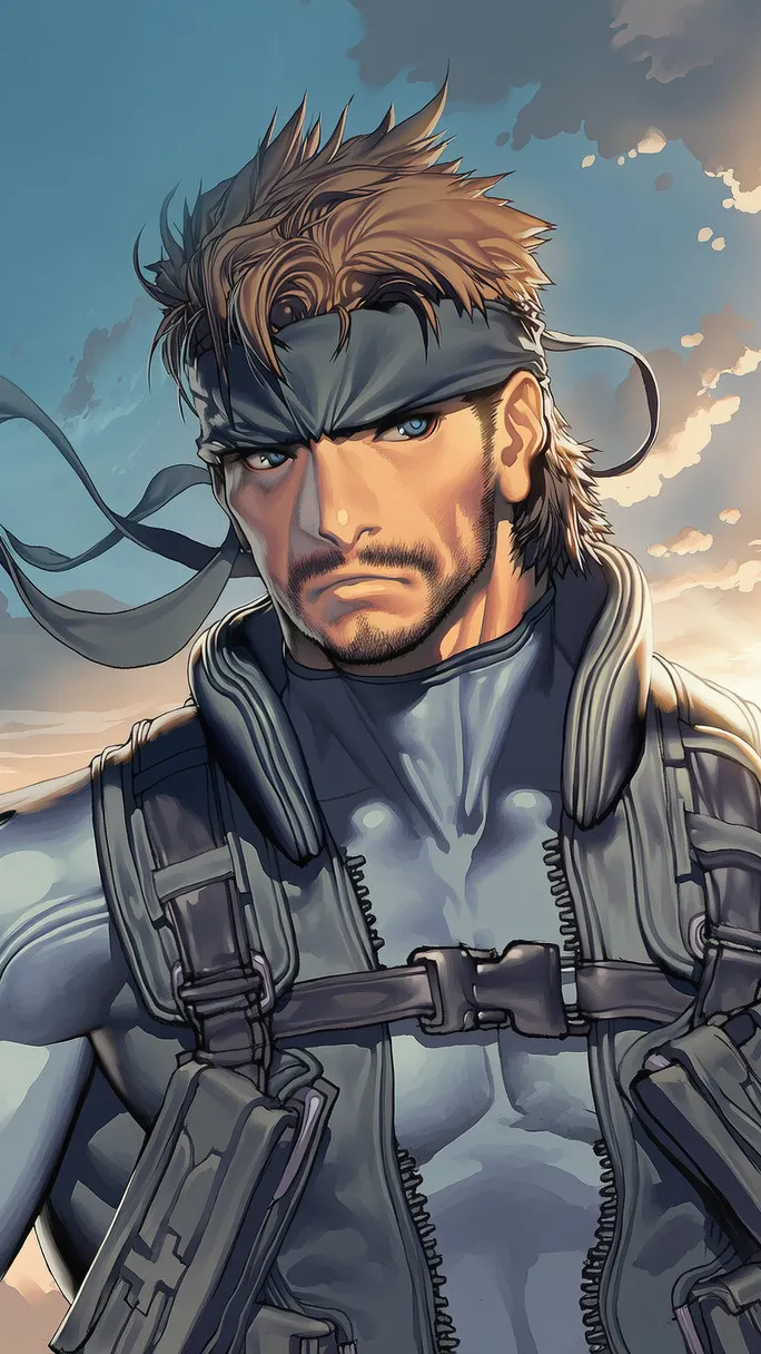 ai character: Solid Snake background