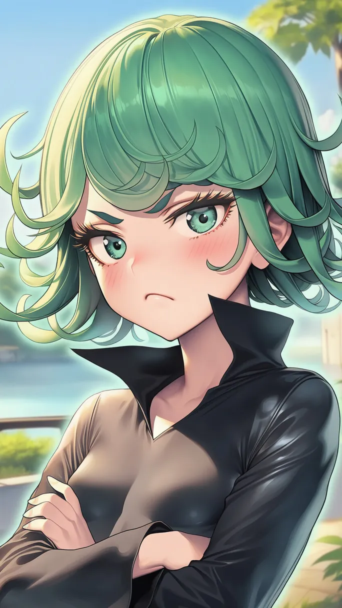 ai character: Tatsumaki background
