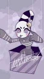 ai character: Puppet FNAF  background