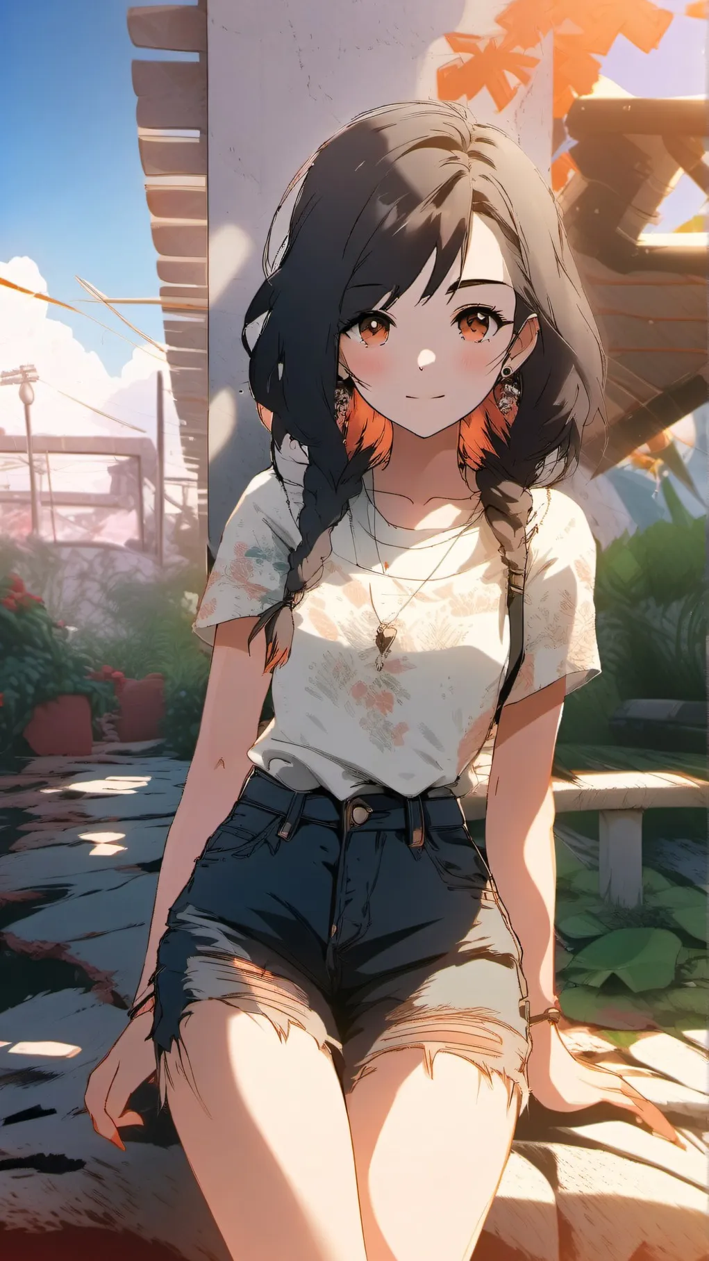 ai character: Opal background