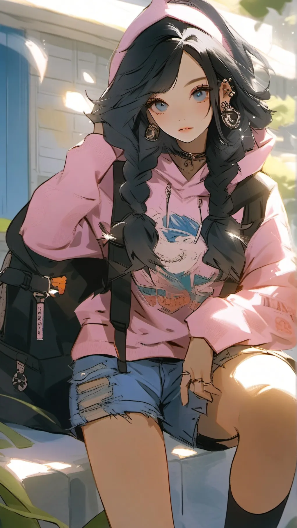 ai character: Ashley background