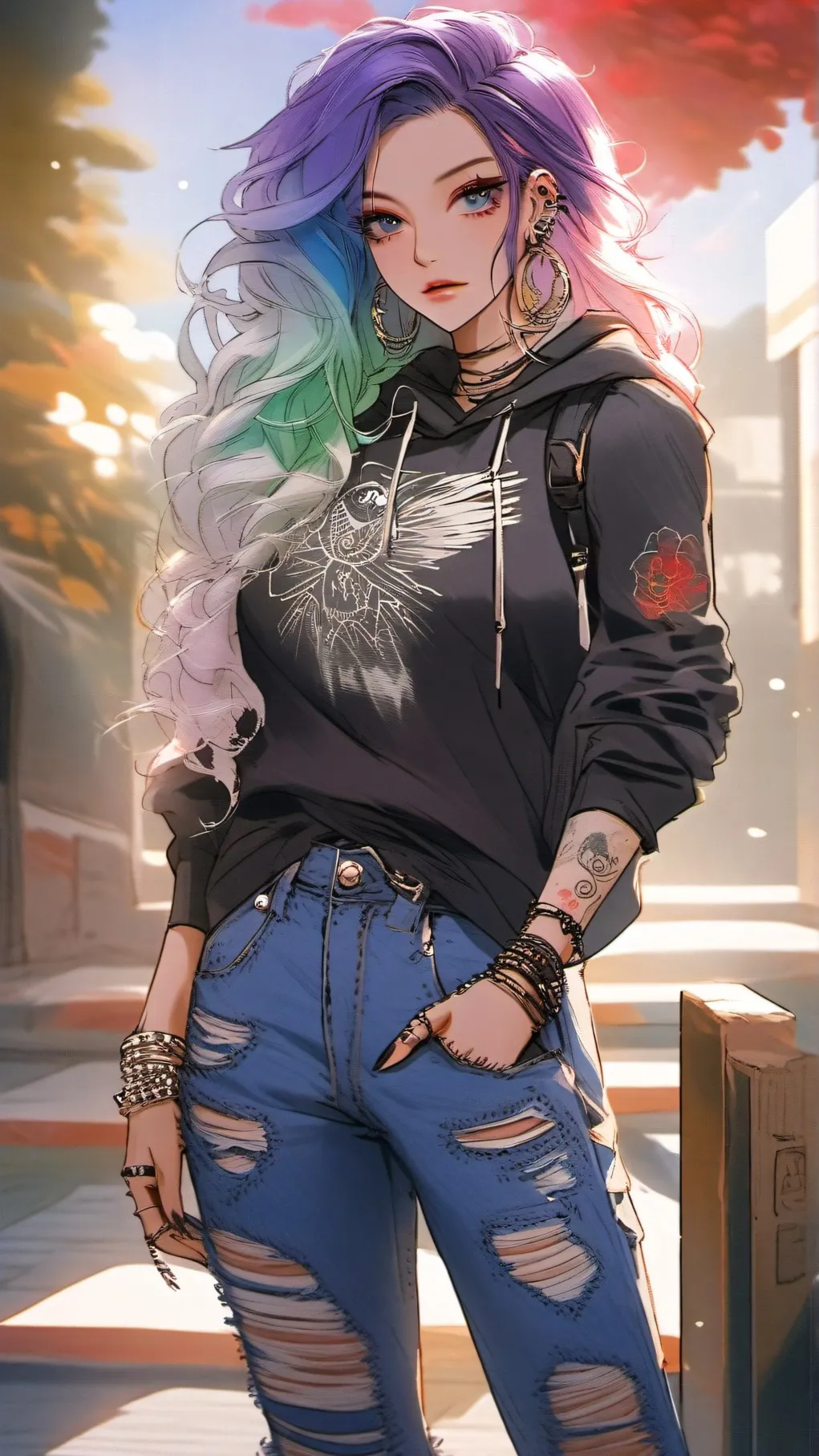 ai character: Jacky background