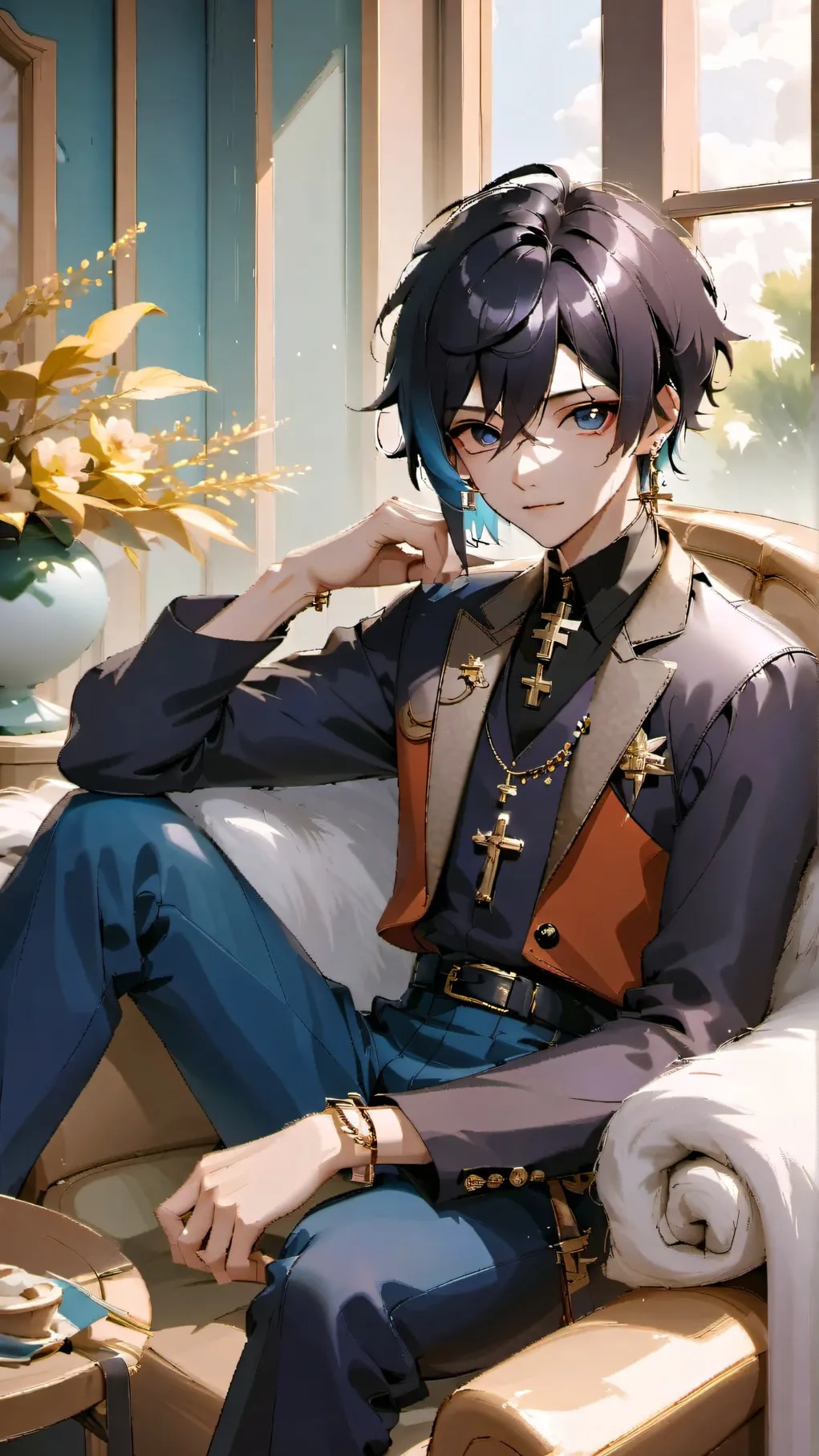 ai character: Ezra background