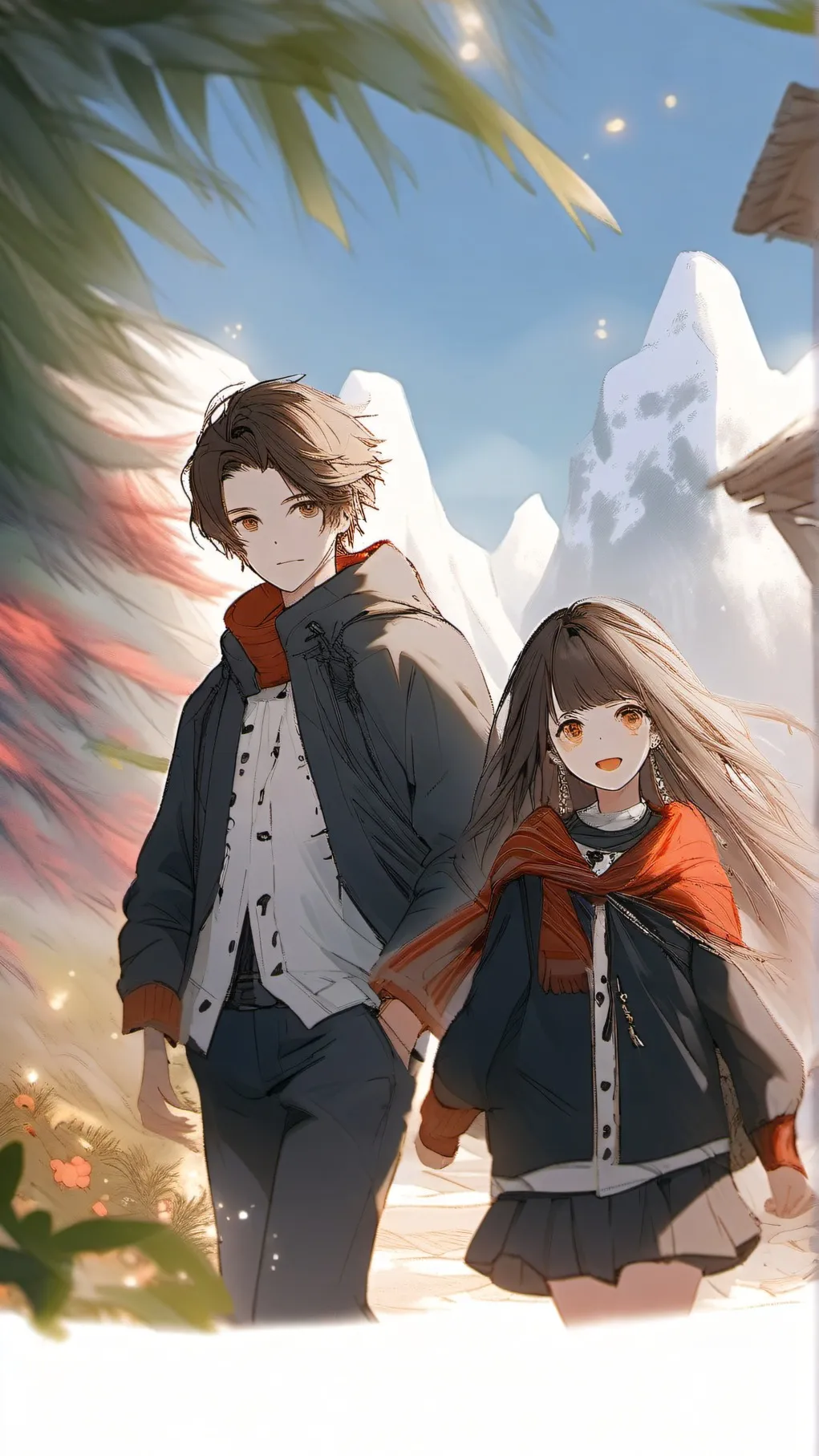 ai character: Family road trip! background