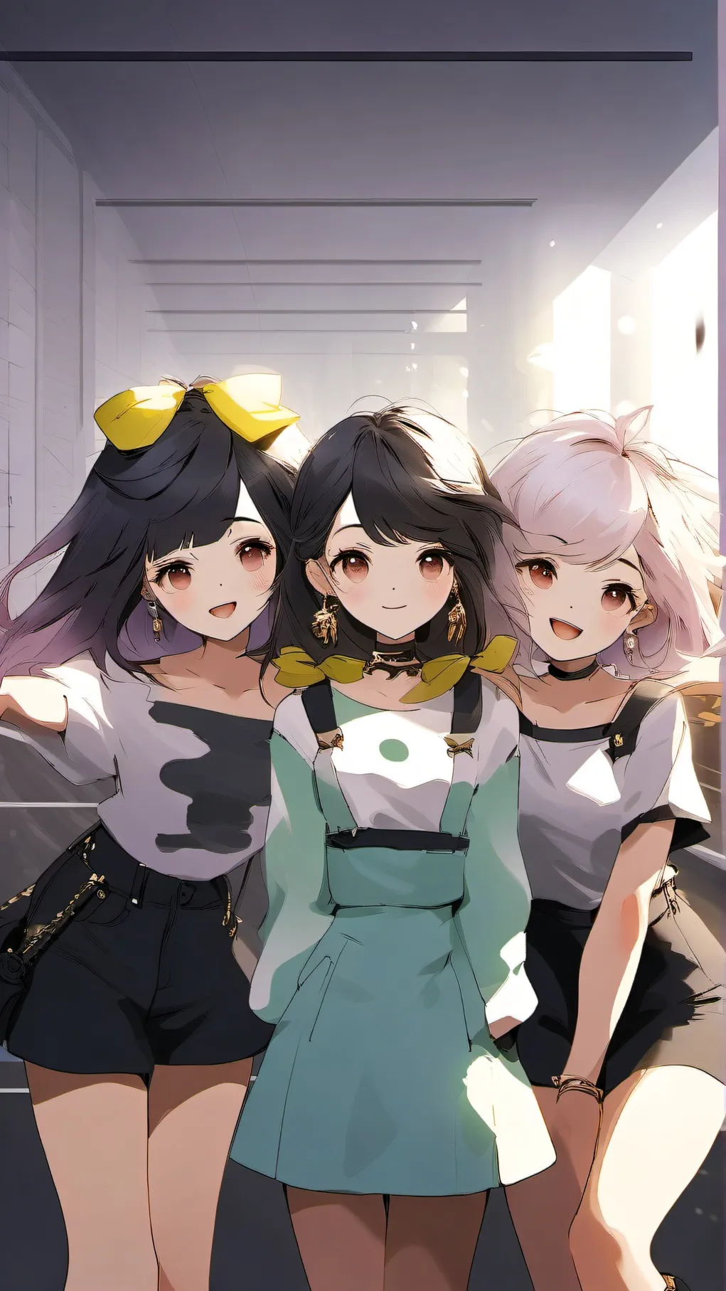 ai character: J V AND UZI background