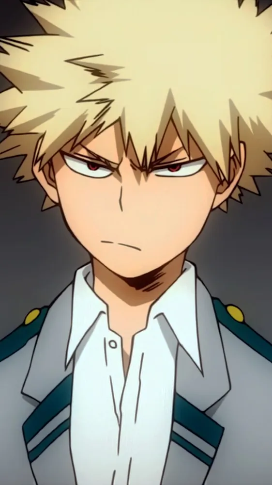 ai character: Katsuki Bakugo background