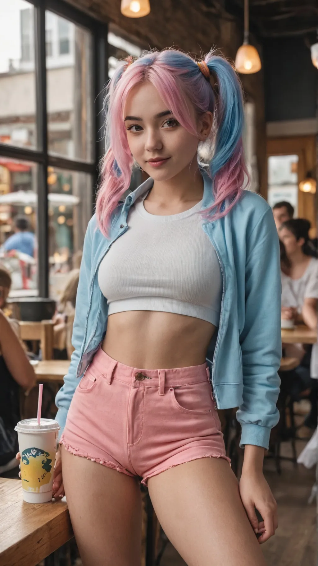 ai character: Luna background