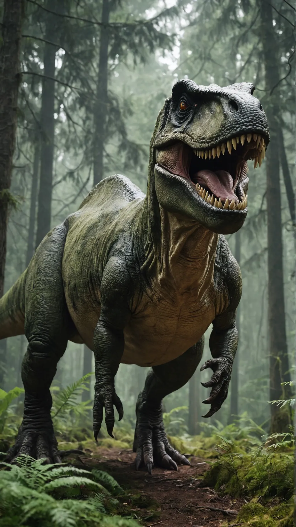 ai character: The Jurassic Era background