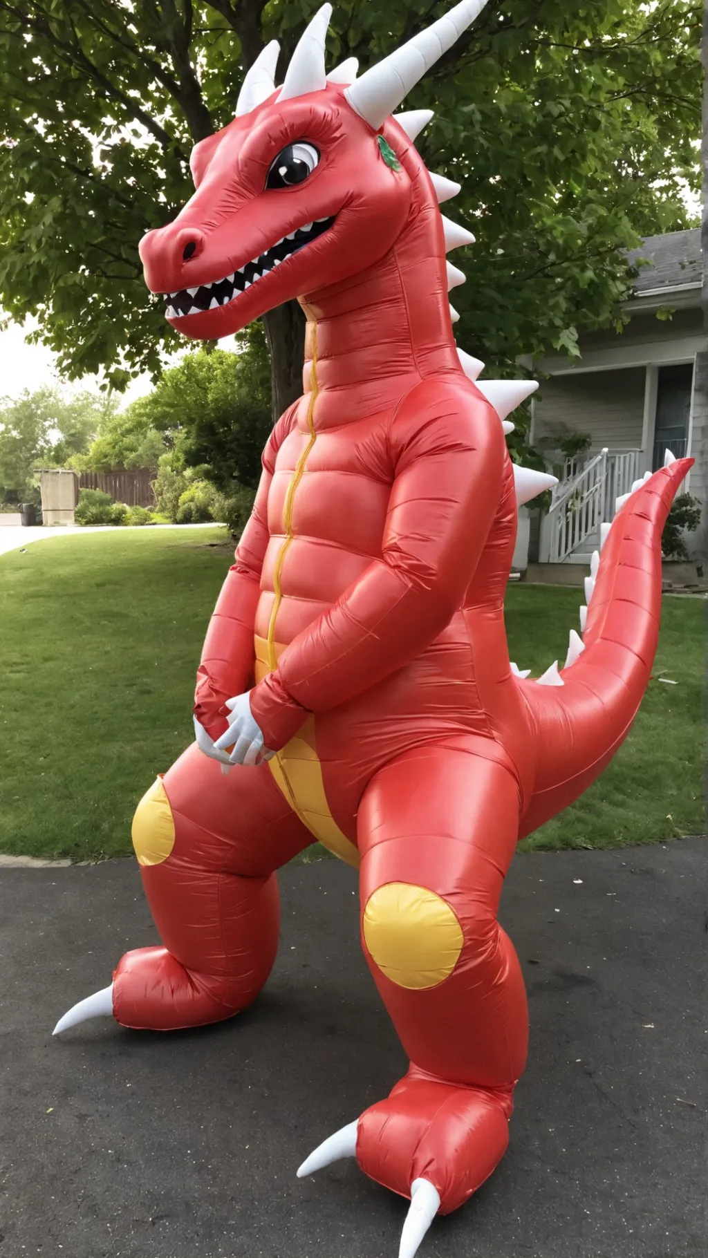 ai character: Inflatable Suit background