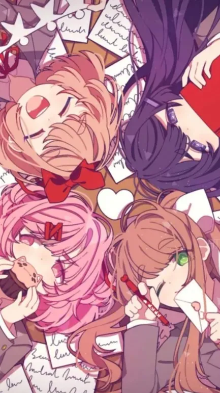 ai character: ddlc (español) background