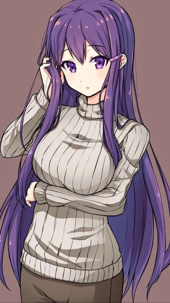 ai character: Yuri (ddlc) background