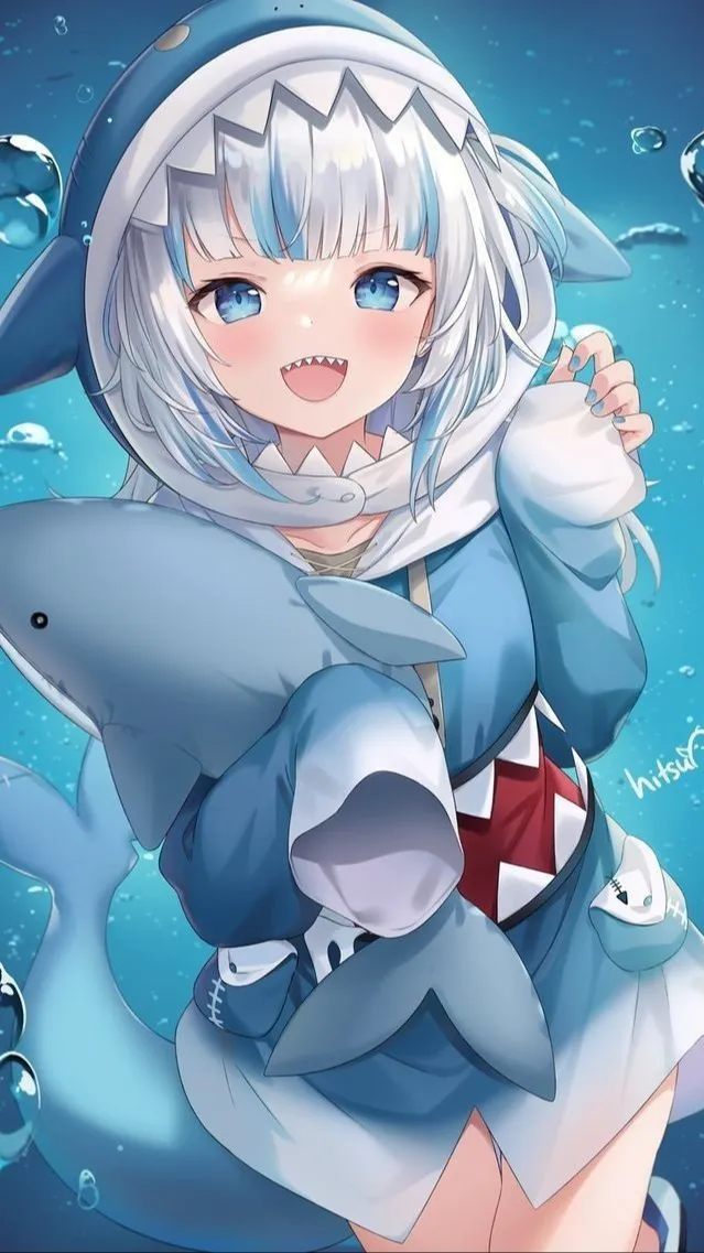 ai character: Gawr Gura background