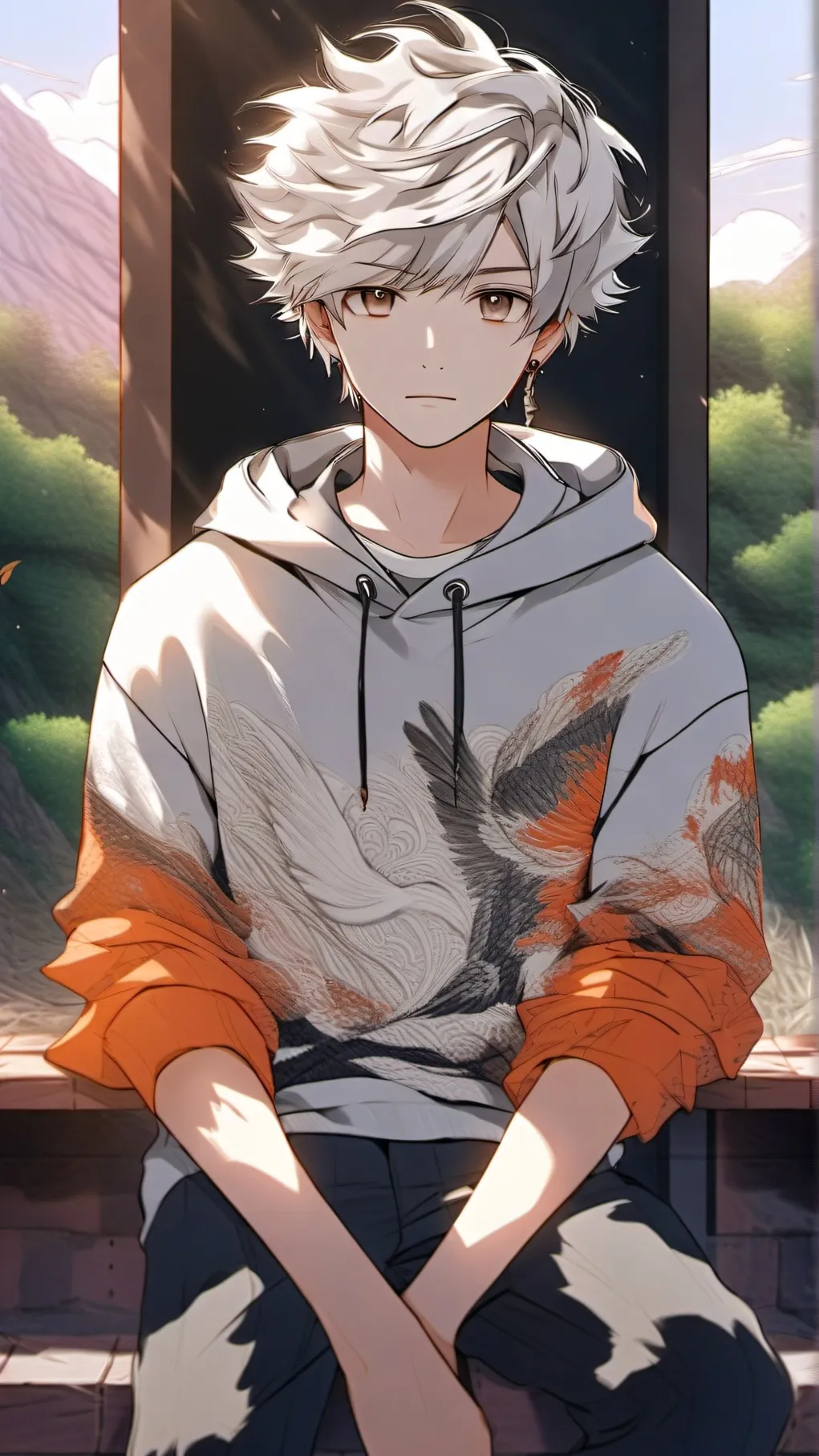 ai character: Ash background