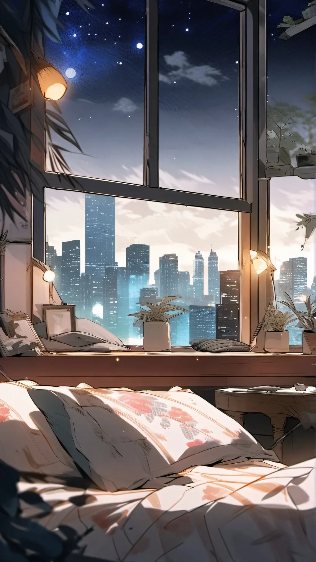ai character: Friend group call background