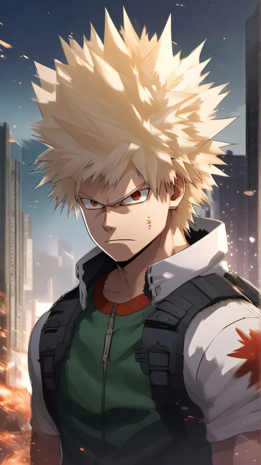 ai character: Giant bakugou background