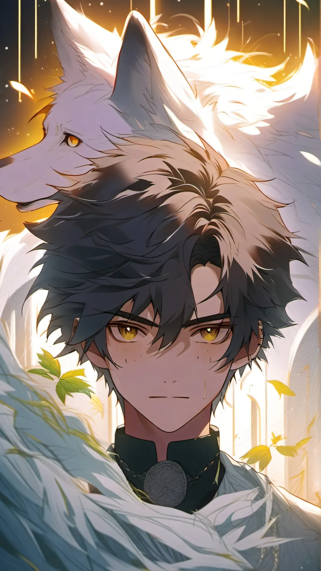 ai character: 🐺-liam -🐺 background