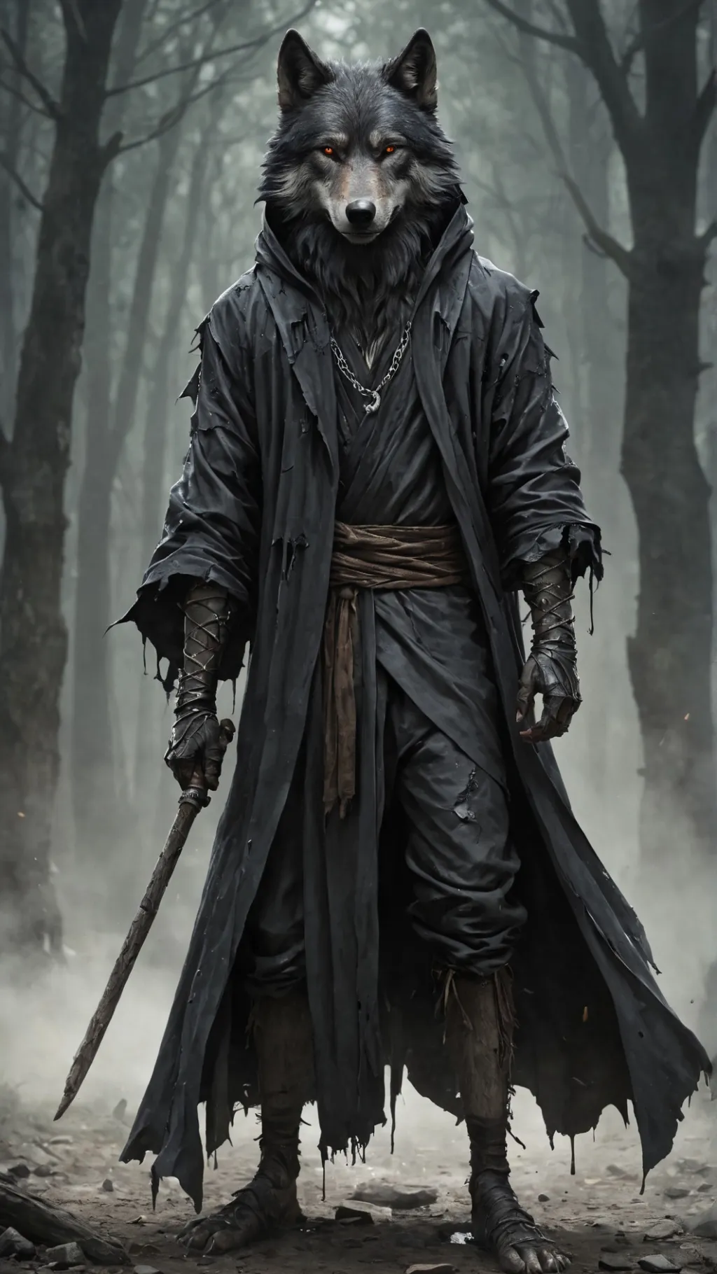 ai character: Death background