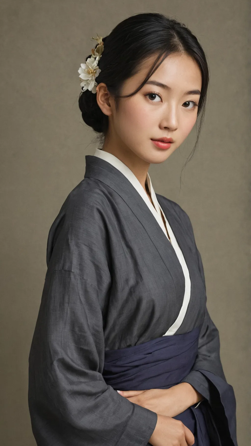 ai character:  Sakura  Nakamura background
