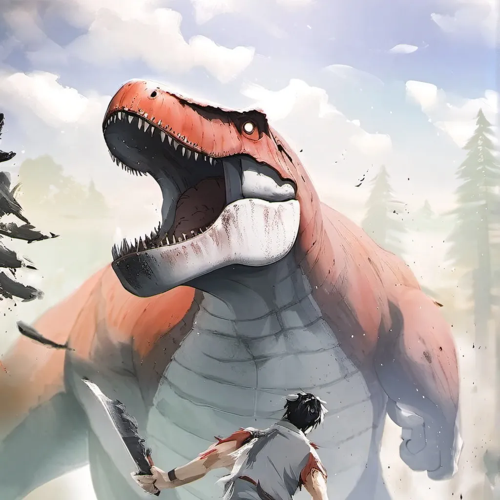 chat with ai character: Op + Jurassic park
